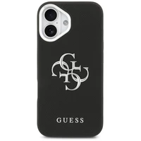 Guess Grained Big 4G Classic Logo dėklas telefonui iPhone 17 - juodas