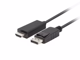 Lanberg CA-DPHD-11CC-0010-BK kabelių lizdinio / kištukinio jungčių tipo keitiklis DisplayPort HDMI Juoda