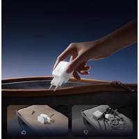 Įkroviklis Joyroom "TCL05" baltas GaN Ultra 45W (2xUSB-C) + "Type-C" 120cm 60W laidas