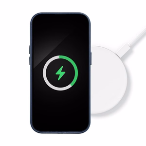 Dėklas Leather Mag Cover (MagSafe) skirtas iPhone 16 Plus mėlynas