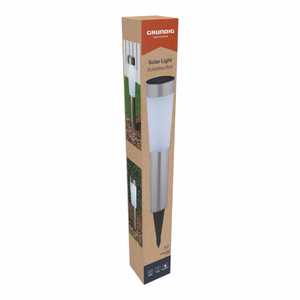 Grundig saulės energijos LED sodo šviestuvas, 7,5x56 cm