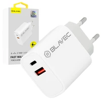 Blavec Įkroviklis BC-2 - USB + Type C - QC 3.0 PD 20W (TCBC2-UCW20) baltas