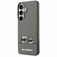 Karl Lagerfeld IML Peekaboo Karl&Choupette MagSafe Dėklas for Samsung Galaxy S26 - juodas