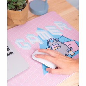 Pusheen XXL žaidimų stalo kilimėlis, 80 × 35 cm