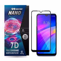 Crong 7D Nano lankstus Glass – Full Coverage Hybrid ekrano apsauga 9H Xiaomi Redmi 7