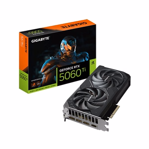 GIGABYTE GeForce RTX 5060 Ti WINDFORCE OC 8G Vaizdo plokštė - 8GB GDDR7, 128bit, PCI-E 5.0, 2587MHz Core Clock, 3 x DisplayPort, 1 x HDMI, GV-N506TWF2OC-8GD