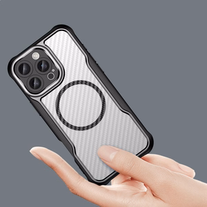 Leading Series MagSafe Silikoninis dėklas telefonui iPhone 16 Pro - juodas