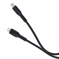 USB Laidas Joyroom "SA26" juodas "Type-C / Lightning" 100cm (iki 30W)