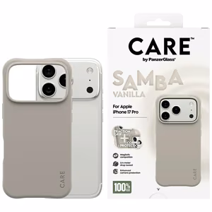 CARE by PanzerGlass Madingas Samba Magnetinis dėklas telefonui iPhone 17 Pro - Pilkas
