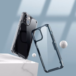 Nillkin Nature Pro dėklas telefonui iPhone 14 Plus, šarvuotas dangtelis, permatomas