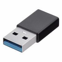 Adapter Type C to USB A 3.0 Blue Star - black