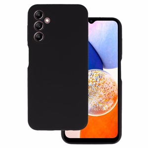 Tel Protect Silikoninis Premium dėklas telefonui Samsung Galaxy A14 4G/5G Juodas