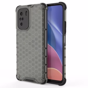 Honeycomb dėklas šarvuotas dėklas su TPU buferiu Xiaomi Redmi K40 Pro+ / K40 Pro / K40 / Poco F3 juodas