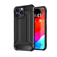 iPhone 15 Pro Hybrid Armor dėklas - mėlynas