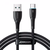 USB Laidas Joyroom "SA32-AC3" Juodas "Type-C" 100cm (iki 3A)