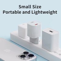 Rock sieninis įkroviklis T88 Sugar Cube Series GaN - Type C - QC 3.0 PD 33W 3A baltas