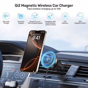 UNITEK automobilio įkroviklis su MagSafe laikikliu 38W