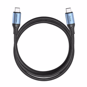 Vention USB 2.0 5A 240W 1,5 m juodas USB-C į USB-C laidas