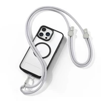 DUX DUCIS Plaz – kryžminė telefono dirželė – pilka