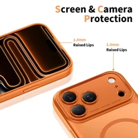 Tech-Protect Magpeak MagSafe CC Case for iPhone 17 Pro - Orange