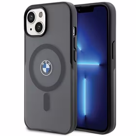 BMW IML Signature MagSafe dėklas telefonui iPhone 15 Plus / 14 Plus - juodas