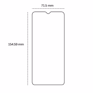 Защитное стекло 2,5D Samsung Galaxy M15 5G