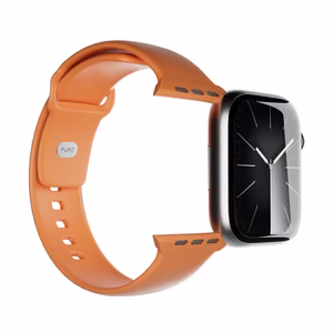 Puro Icon silikoninis dirželis Apple Watch 44 / 45 / 46 / 49 mm – oranžinis