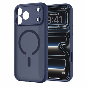 Spigen Ultra Hybrid MagSafe dėklas iPhone 18 Pro Max / 17 Pro Max, tamsiai mėlynas