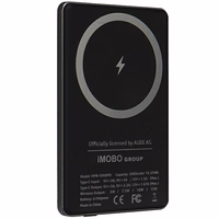 Išorinė baterija Audi Big Logo Magnetinis indukcinis 15W 5000mAh - pilka