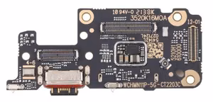 Lanksčioji jungtis Xiaomi Redmi Note 11 Pro China 5G/Redmi Note 11 Pro+ 5G su įkrovimo kontaktu ir mikrofonu, SIM kortelės kontaktu ORG