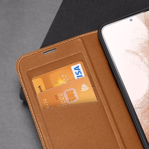 Dėklas Dux Ducis Skin X2 Samsung S916 S23 Plus 5G rudas