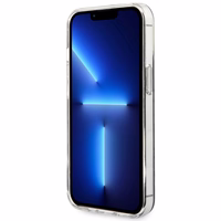 Guess GUHMP13LH4STK iPhone 13 Pro / 13 6.1" juodas/juodas kietas dėklas 4G MagSafe