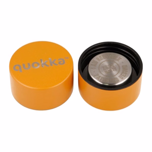 Quokka Solid With Strap nerūdijančiojo plieno termo gertuvė, 510 ml, Mustard