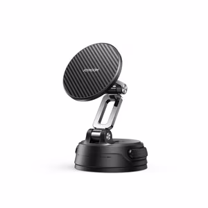 Joyroom JR-ZS51 magnetic car holder with suction cup for windshield or dashboard black