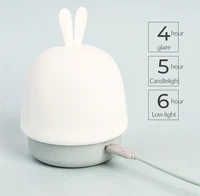 Night lamp W-008 Rabbit blue