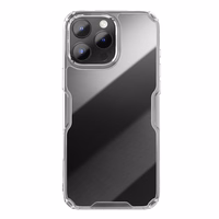Nillkin Nature Pro dėklas telefonui iPhone 16 Pro - permatomas ir baltas