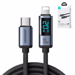USB Кабель Joyroom "S-CL020A16" чёрный "Type-C / Lightning" 120см (до 20W)