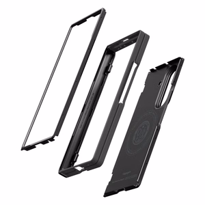 Spigen Slim Armor Pro MagSafe dėklas, skirtas „Samsung Galaxy Z Fold 8 Ultra“ – juodas