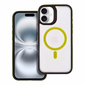 Dėklas NEO iPhone 16 Plus suderinamas su MagSafe geltonas