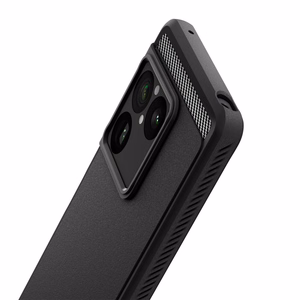Spigen Rugged Armor dėklas, skirtas „Sony Xperia 1 VIII“ – matinis juodas