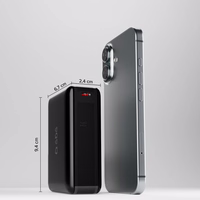 SBS Išorinė baterija 20000mAh 65W PD AFC USB-C USB-A - skirtas nešiojamiems kompiuteriams, planšetėms ir išmaniesiems telefonams - juoda