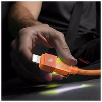 Laidas USAMS U93 30W USB-C į Lightning 1.2m oranžinis