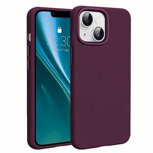 Etteri Silicone Mag dėklas, skirtas iPhone 15 6,1 col., tamsios vyšnių spalvos