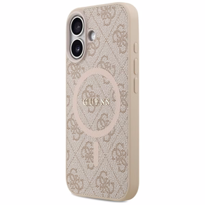 "Guess 4G Ring Classic Logo MagSafe" dėklas "iPhone 17" - rožinis