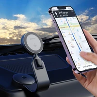 Dudao F21 Pro 15W MagSafe indukcinis automobilinis įkroviklis - juodas