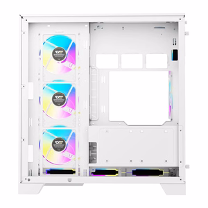 Computer case DarkFlash TH285 PLUS + 8 fans (white)