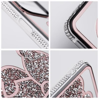 TEDDY BEAR dėklas telefonui IPHONE 17 rožinis