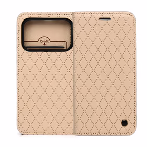 Smart Caro dėklas Honor 600 / Honor 600 Pro smėlio spalvos