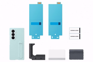 Samsung silikoninis dėklas Samsung Galaxy Z Fold7 - šviesiai mėlynas