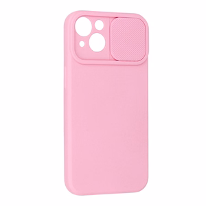 Camshield Soft dėklas telefonui Iphone 13 šviesiai rožinis